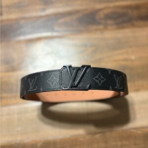 Louis Vuitton Black Monogram Belt